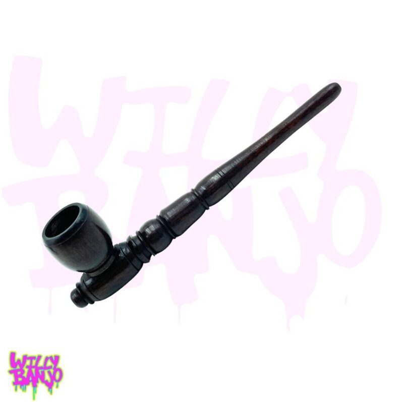 wooden pipe.