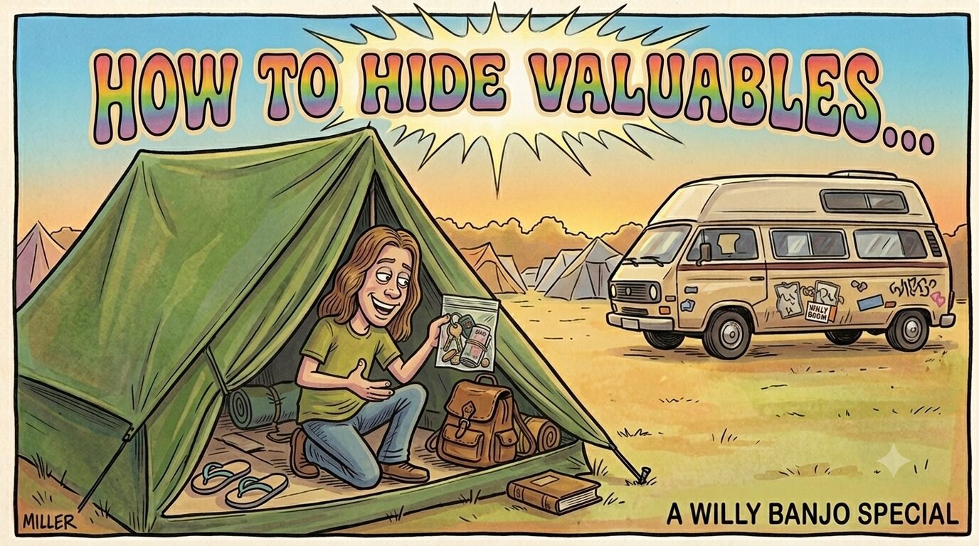 How to hide valuables at festivals