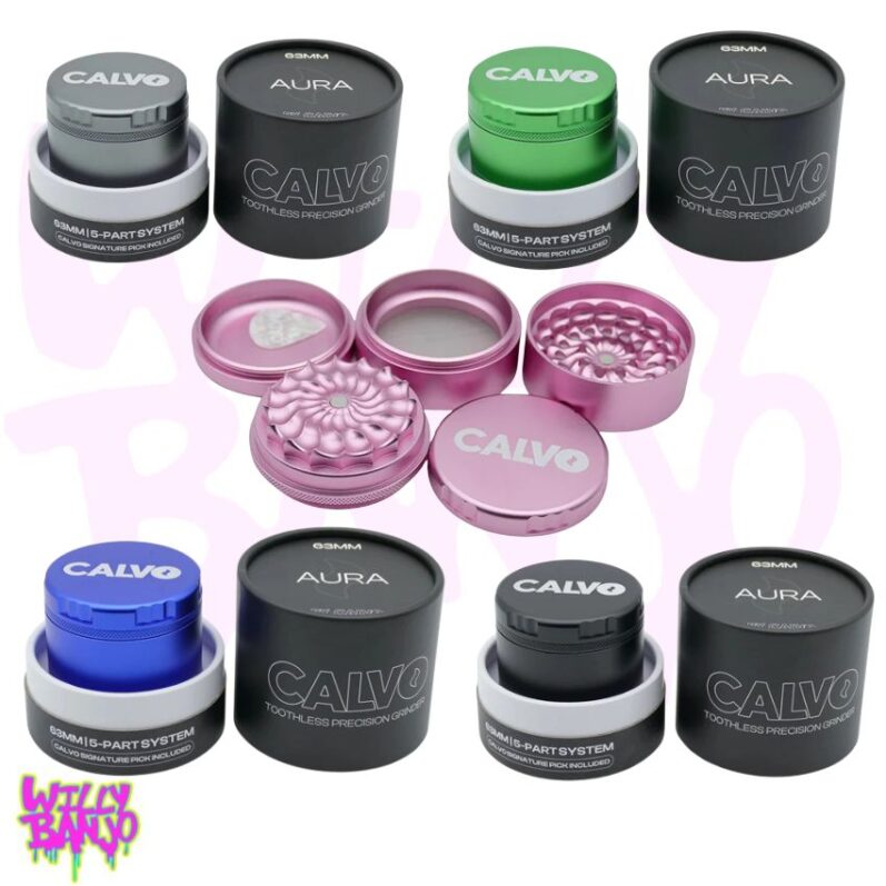 CALVO AURA PREMIUM NON TEETH HERB GRINDER 63 MM