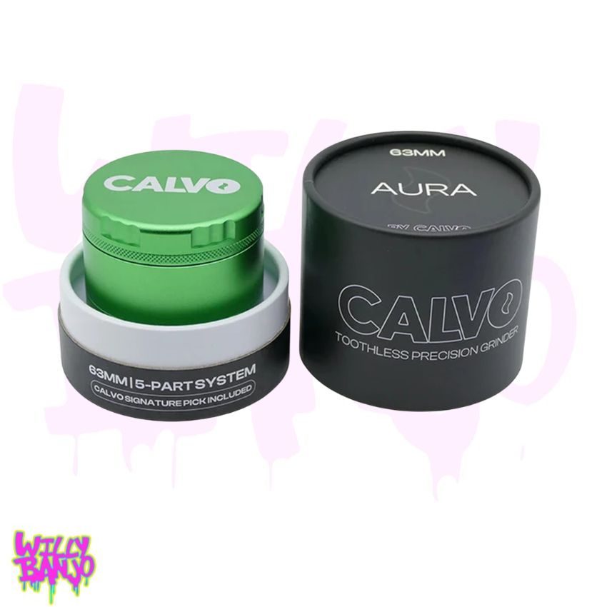CALVO AURA PREMIUM NON TEETH HERB GRINDER 63 MM