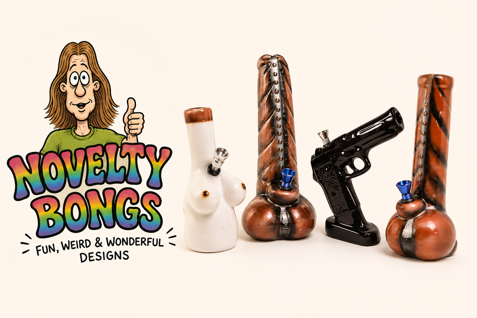 Novelty bongs, a Willy Banjo special