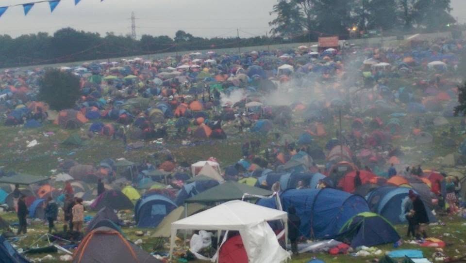 Willy Banjo at Leeds festival campsite chaos early morning