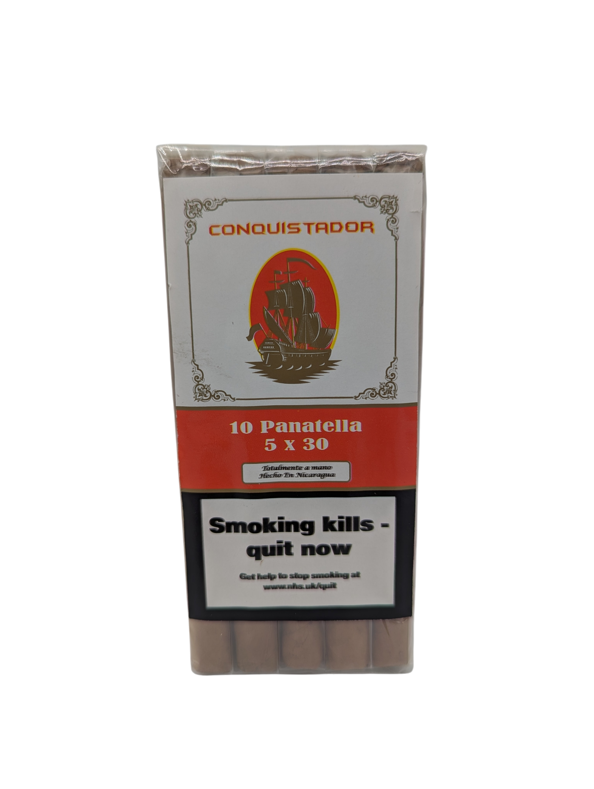 Conquistador hand rolled Panatella cigar