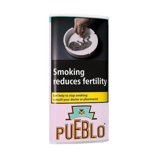 Pueblo Pink additive free rolling tobacco 30g pouch