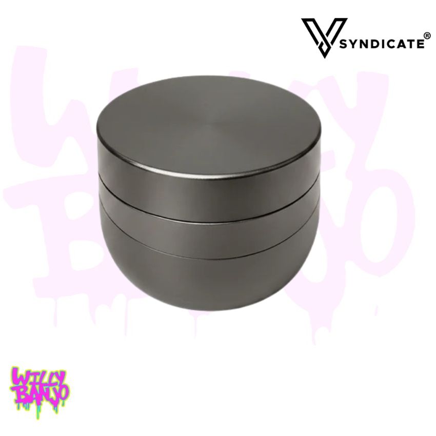V Syndicate 72mm Gridlock Toothless Herb Grinder