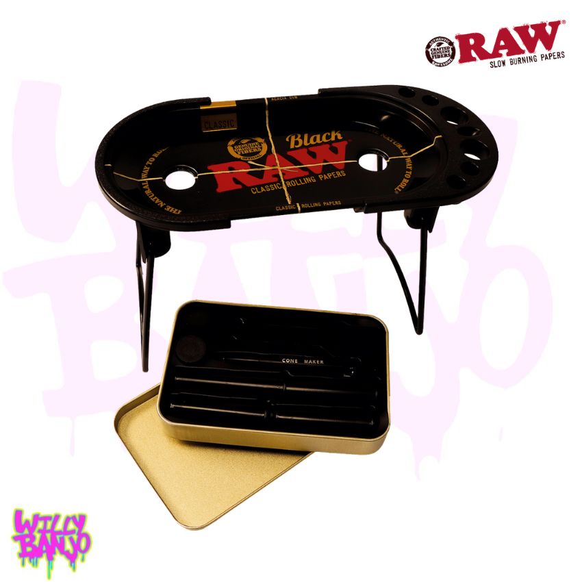 RAW Prep Deck Rolling Tray - Preparation Station
