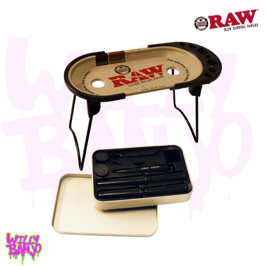 RAW Prep Deck Rolling Tray - Preparation Station