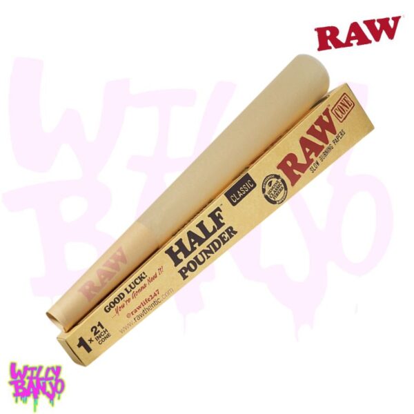 RAW Half Pound Cone - 21 Inch Giant Pre-Rolled Cone