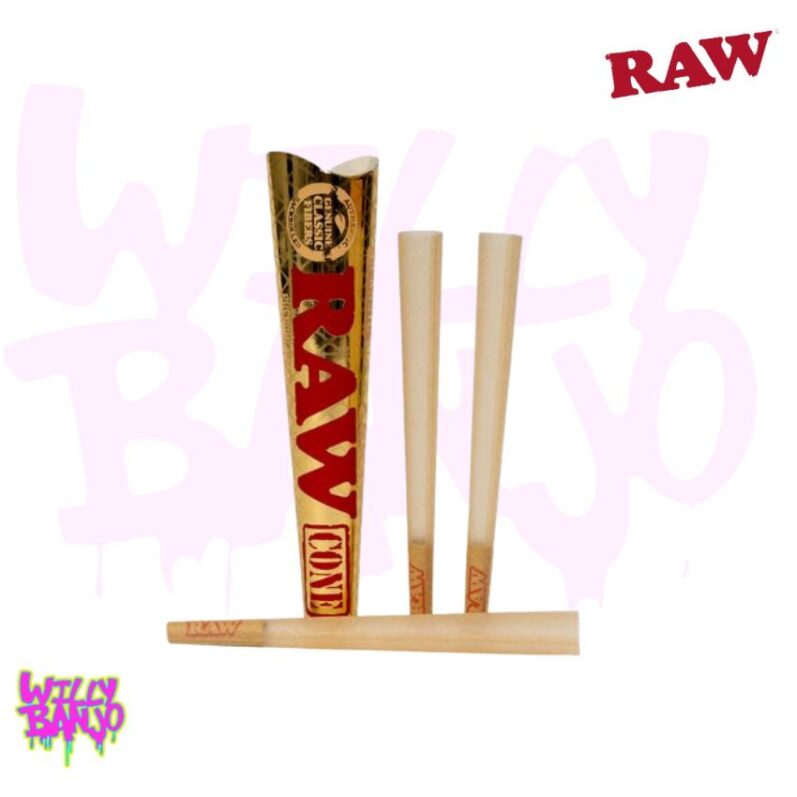 RAW Ethereal Pre-Rolled King Size Cones 3 pack