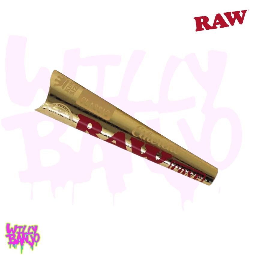 RAW Ethereal Pre-Rolled King Size Cones 3 pack