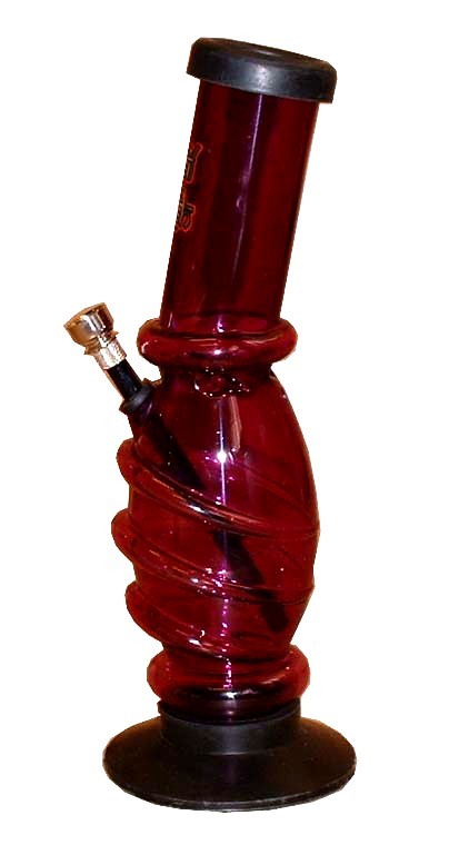 Basil Bush 30cm Acrylic Ice Spike Bong