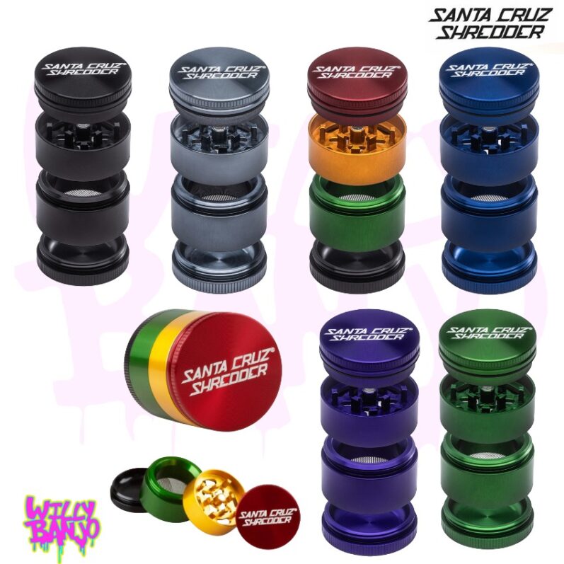 Santa Cruz Shredder Small 4 Part Herb Grinder