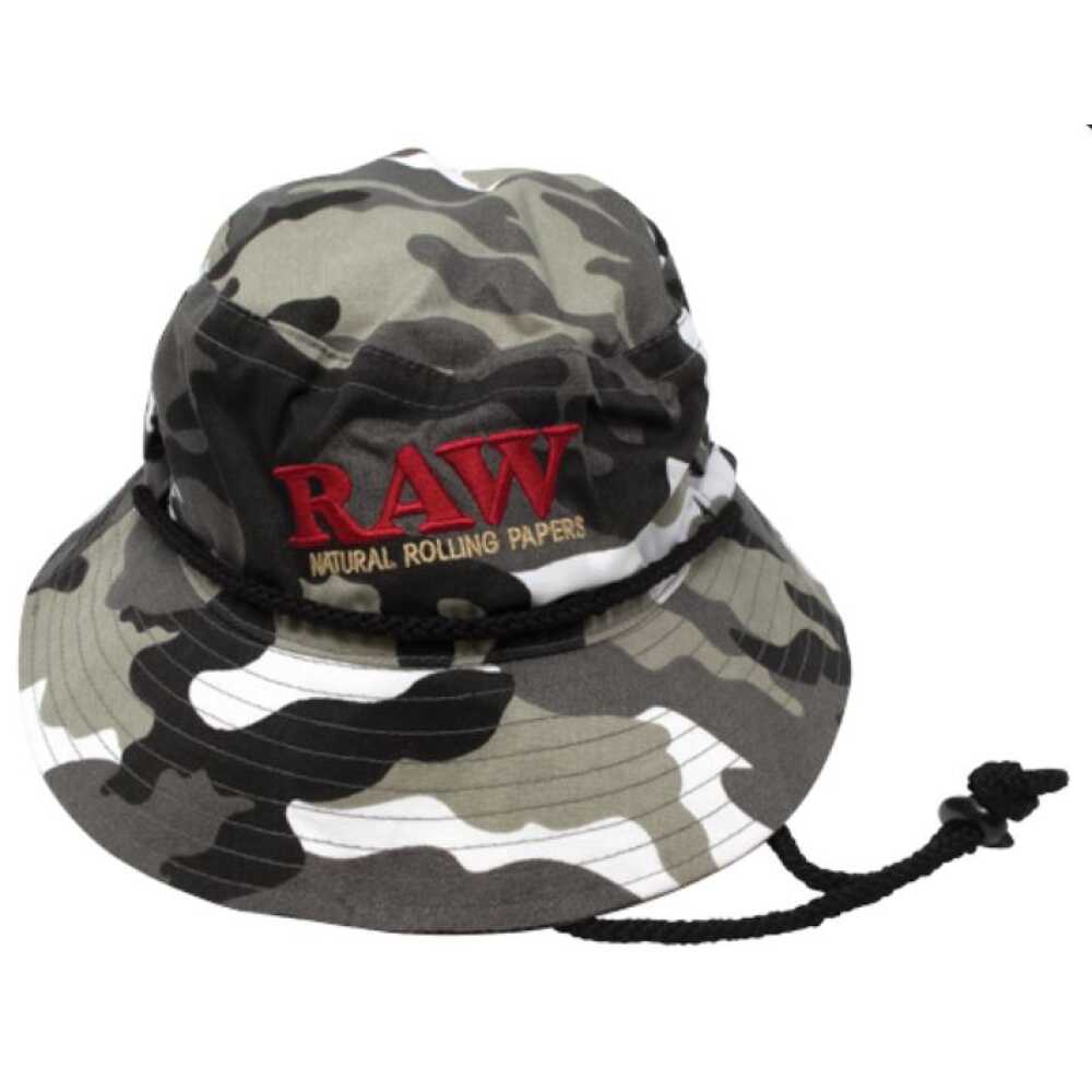 RAW Smokermans CAMO or Black Bucket Hat