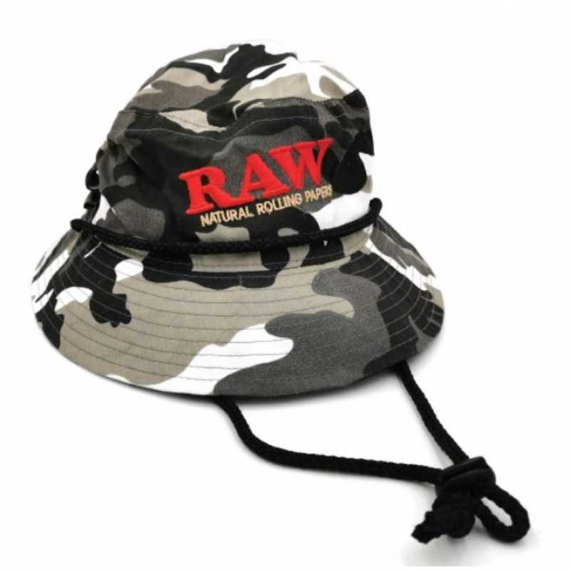 RAW Smokermans CAMO or Black Bucket Hat
