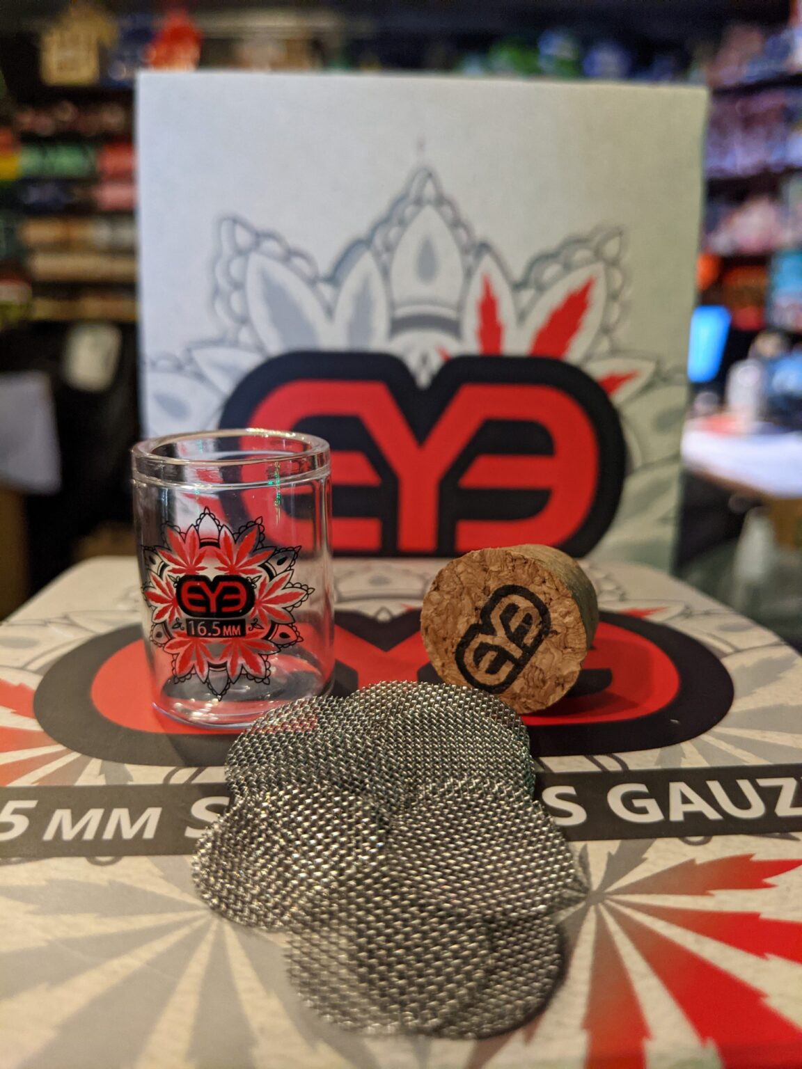 Red Eye Heavy Duty Steel Gauze Pipe Screens