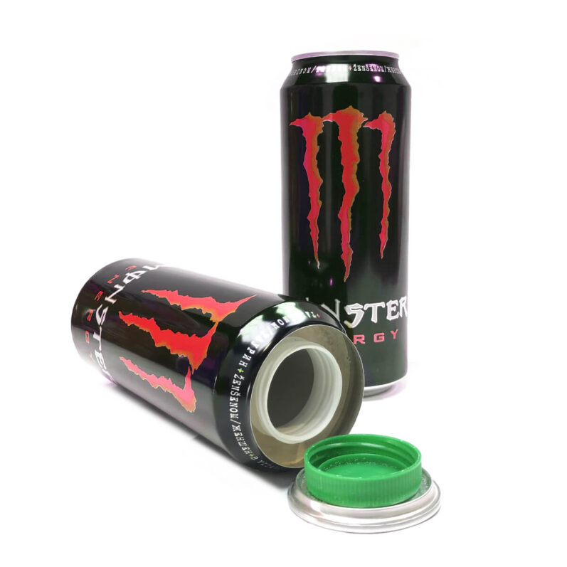 Red energy drink aluminium smart stash can - decoy safe