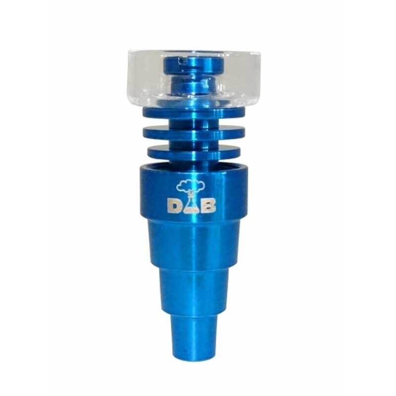 Dab Lab 6 in 1 Coloured Stainless Nail with Quartz Bowl