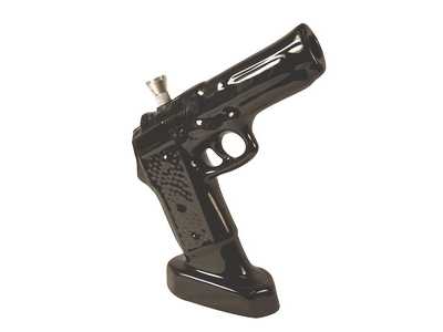 Ceramic Pistol Gun Bong 23cm