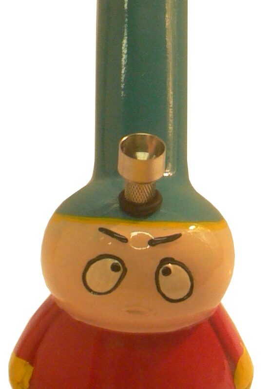 Novelty Cartoon Ceramic Tube Head Bong 18cm