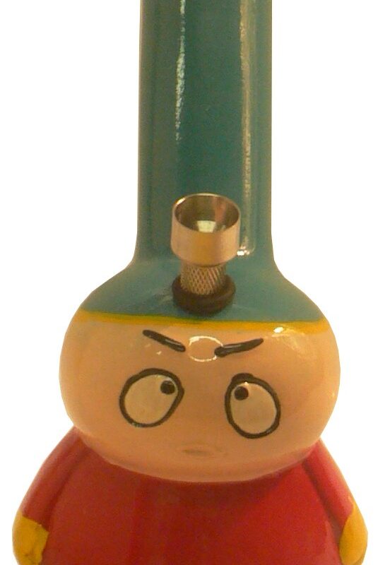 Novelty Cartoon Ceramic Tube Head Bong 18cm