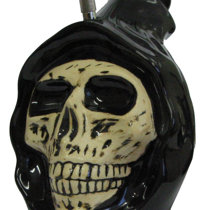 Ceramic Hooded Skull Bong 22cm