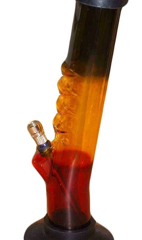 Basil Bush 30cm Acrylic Hand Grip Bong