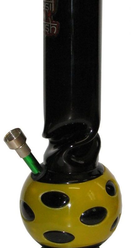 Basil Bush 30cm Acrylic Ice Twist Bong