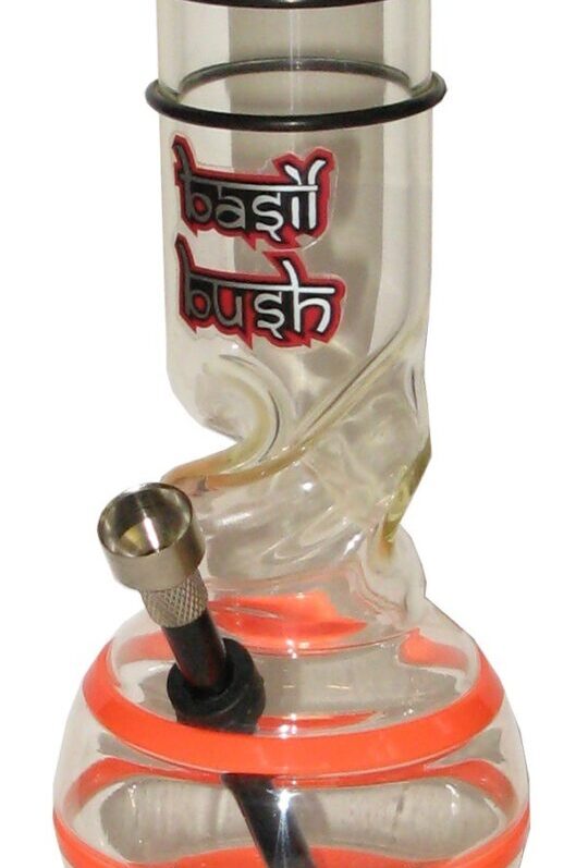 Basil Bush 30cm Acrylic Ice Twist Bong