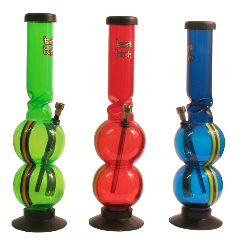 Basil Bush 40cm Acrylic Ice Twist Bong