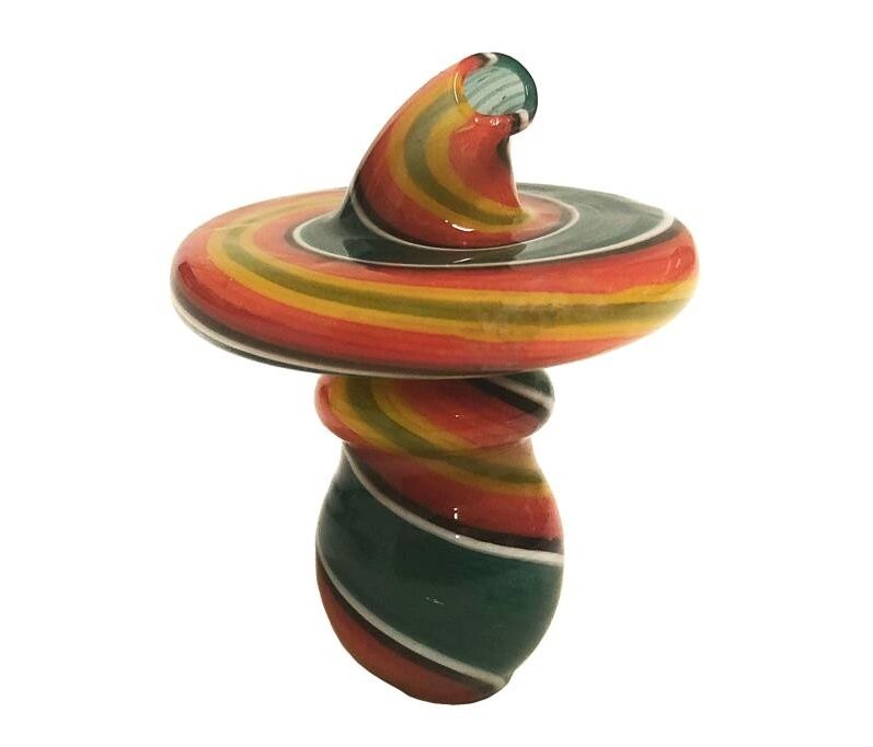 AC-CARB13 - Chongz Walk on Water Turquoise Glass Carb Cap