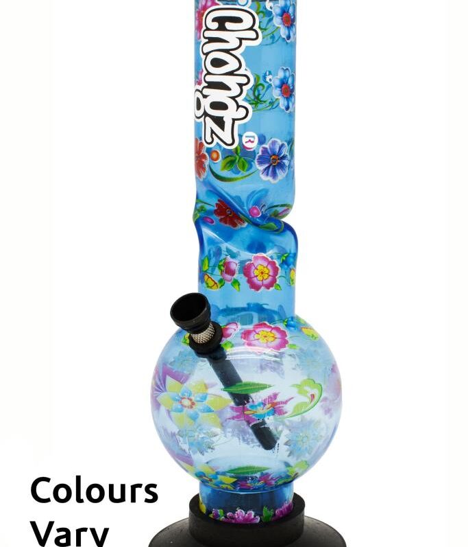 CHO43 - CHONGZ 30cm Flower Dalliance Ice Bubble bong