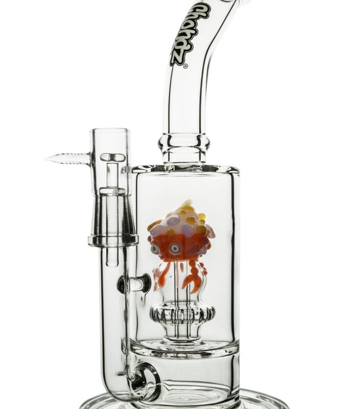 Chongz Strawberry Dual System Glass Bong 30cm