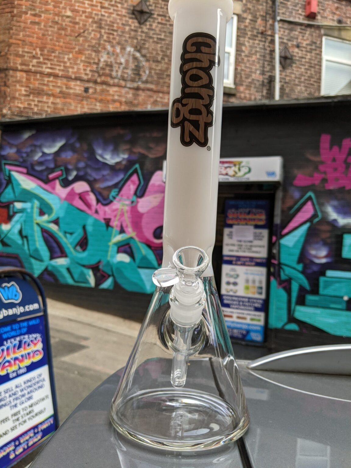 Chongz Glass 40cm Parachute Club Waterpipe