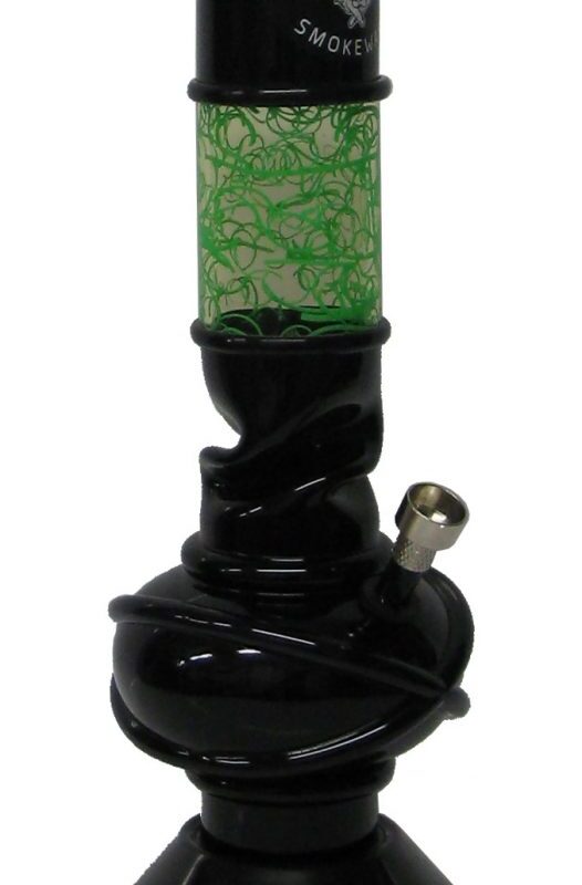 Justin Hale 30cm Acrylic Ice Twist Bong The Window