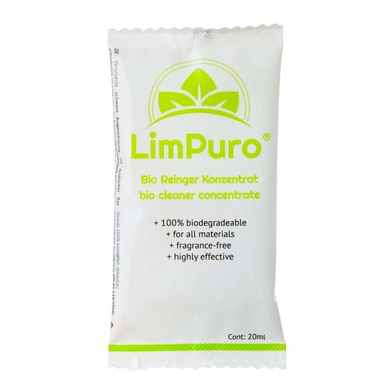 LimPuro Bong Pipe Bio Cleaner Concentrate Sachet 20ml x 2