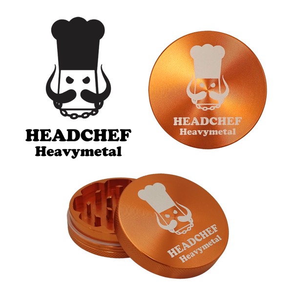 Headchef Heavy Metal 2 Part Herb Grinder