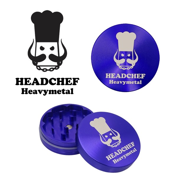 Headchef Heavy Metal 2 Part Herb Grinder