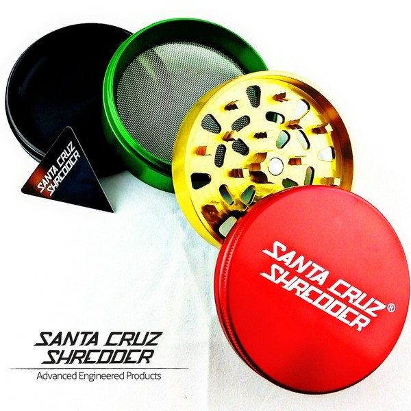 Santa Cruz Shredder Large 4 Piece Herb Grinders