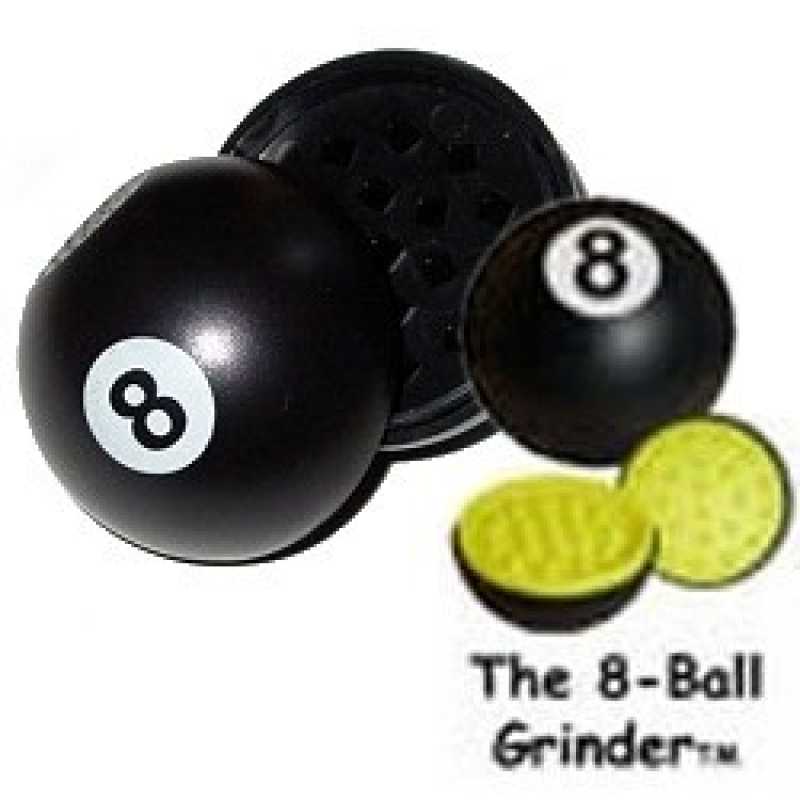 8 Ball Novelty Herb Grinder