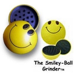 Smiley Ball Novelty Herb Grinder
