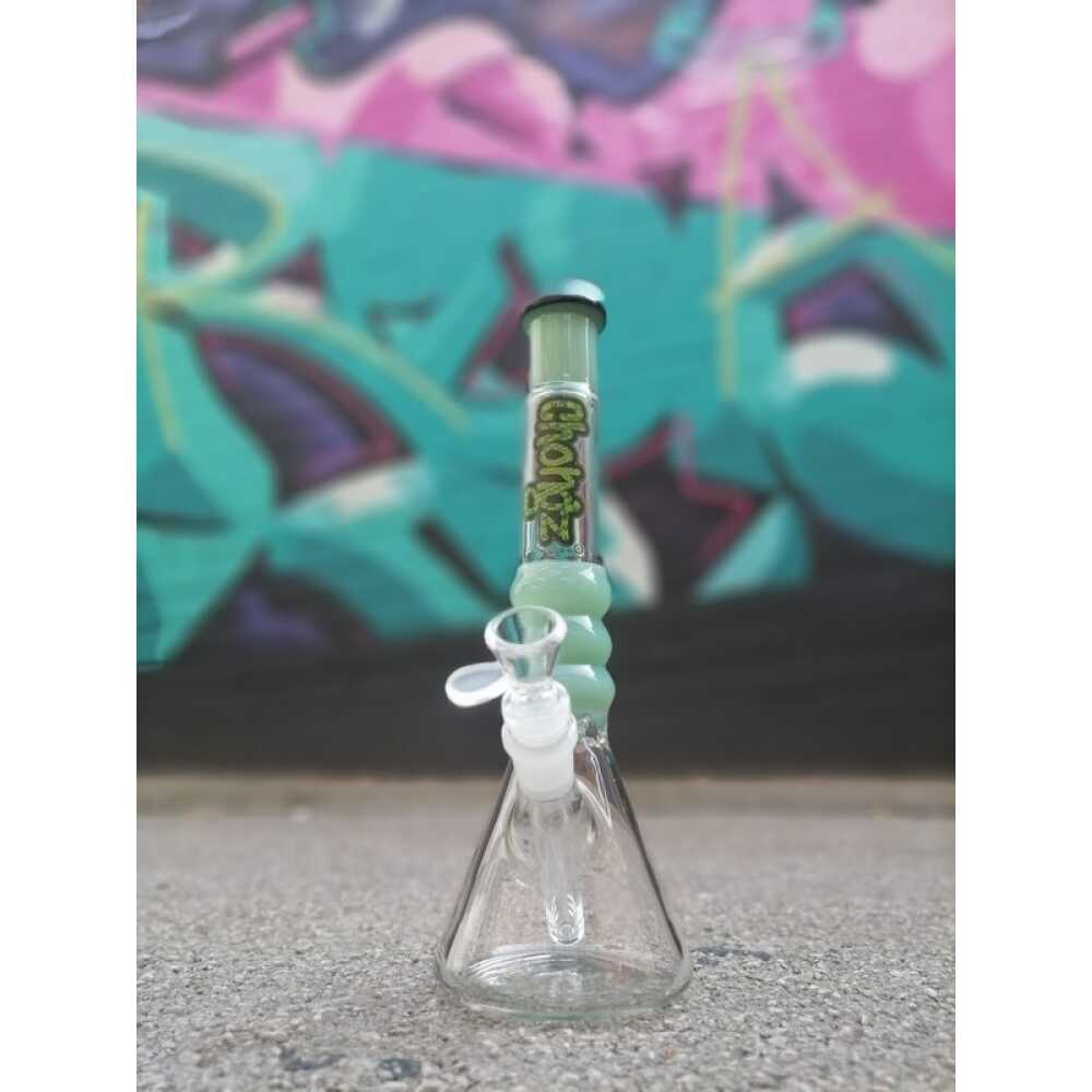 Chongz Greenpoint Gothic Jade Green Glass Bong 29cm