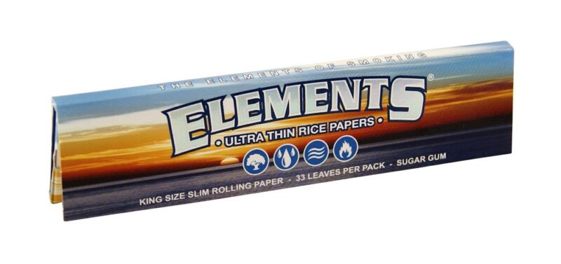 Elements Kingsize Slim Rice Paper (3 Packs) Free UK Delivery