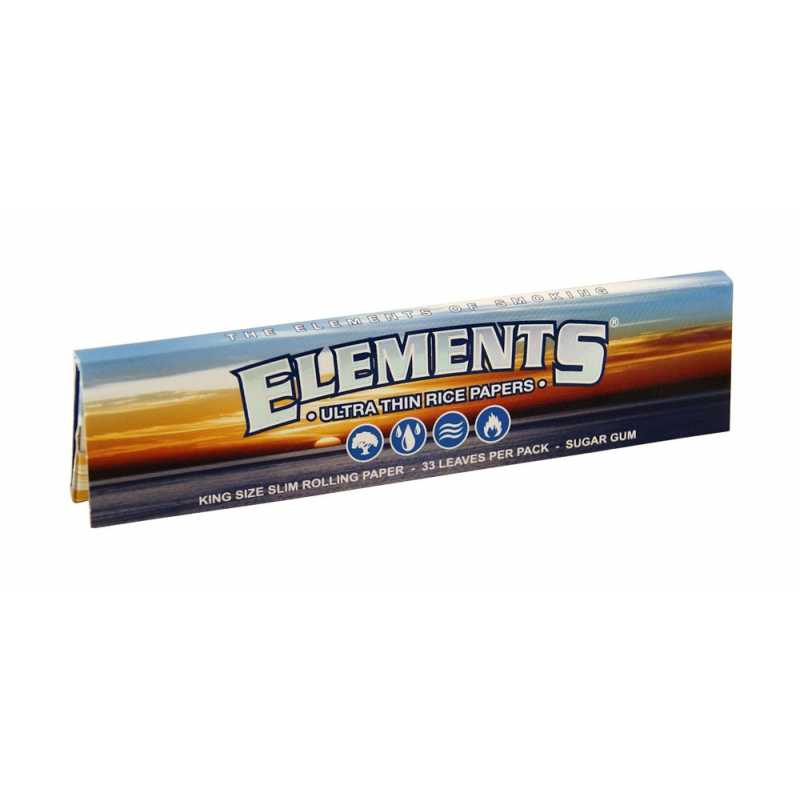 Elements Kingsize Slim Rice Paper (3 Packs) Free UK Delivery