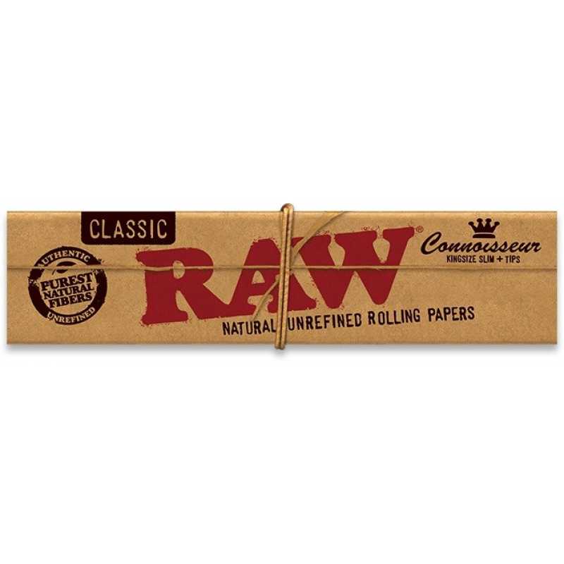 Raw Classic Kingsize Papers & Tips (1 Pack) Free UK Delivery