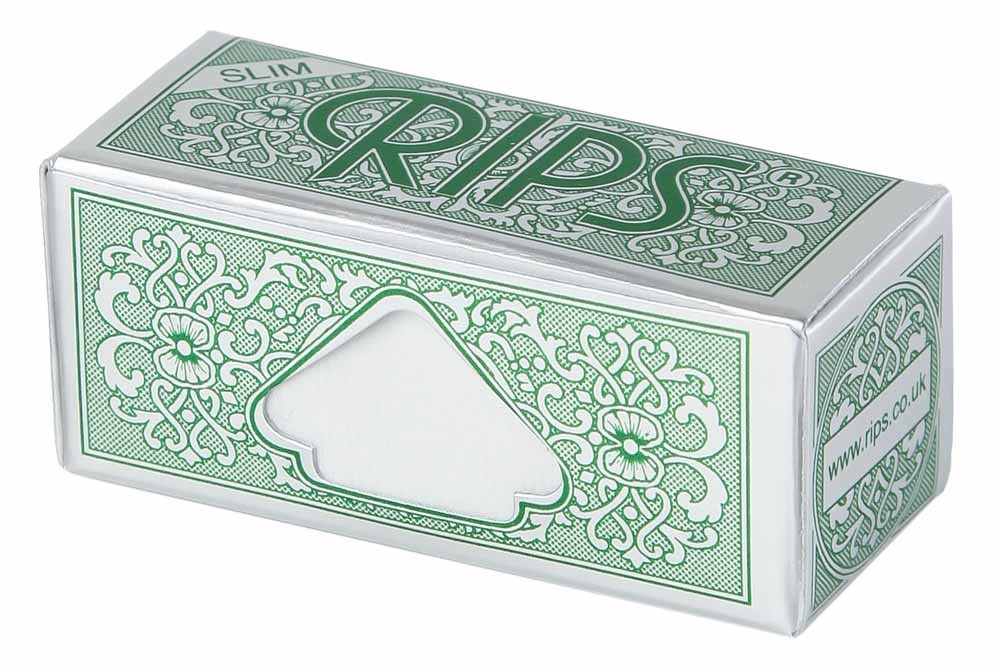 RIPS Green Slim Rolls (3 Packs) Free UK Delivery