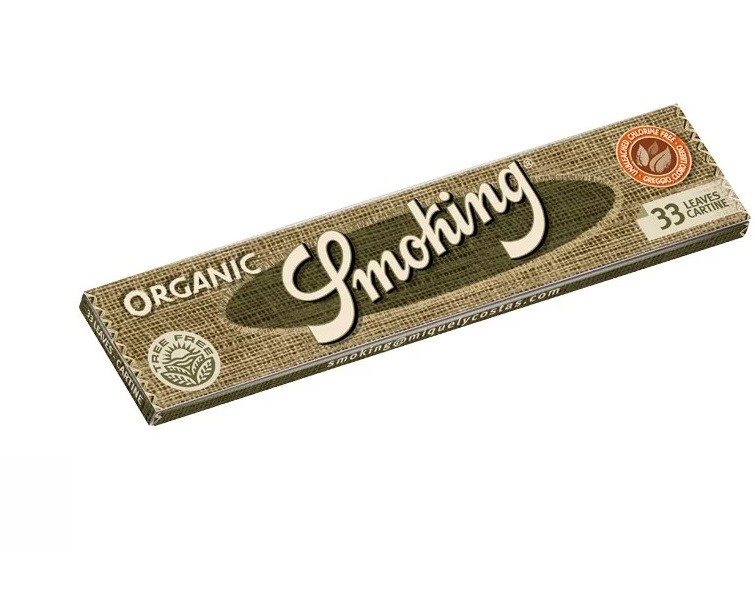Smoking Organic Kingsize papers (3 Packs) Free UK Delivery