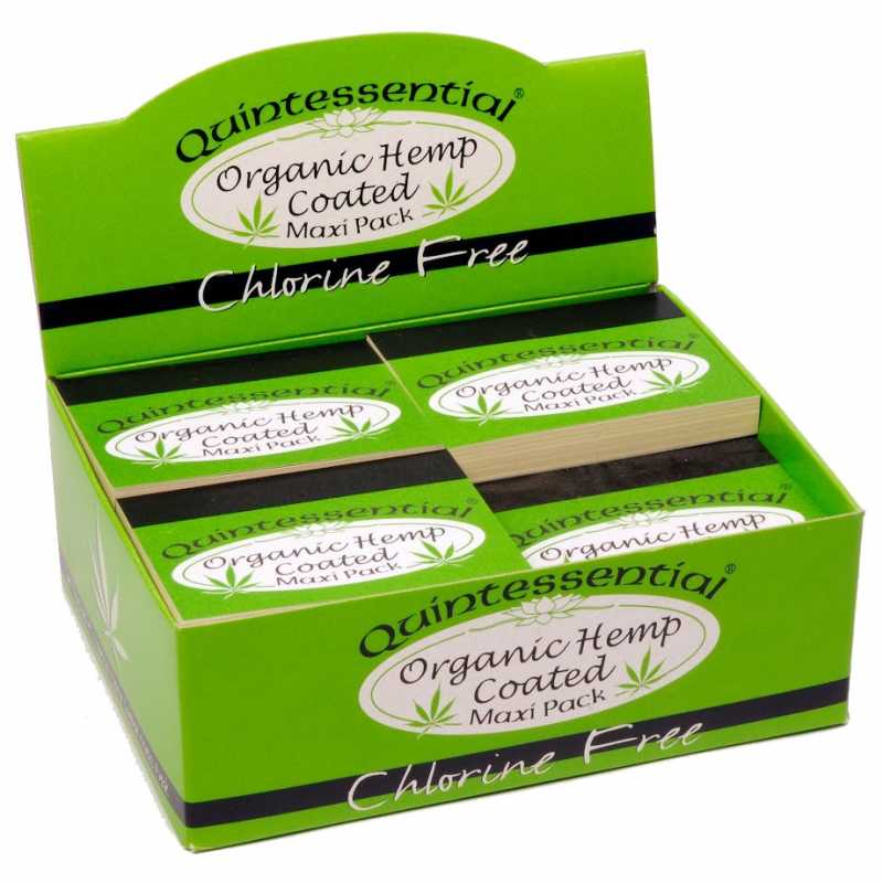Quintessential Organic Hemp Coated Smoking Tips - Maxi Pack (2 Packs) Free UK Delivery