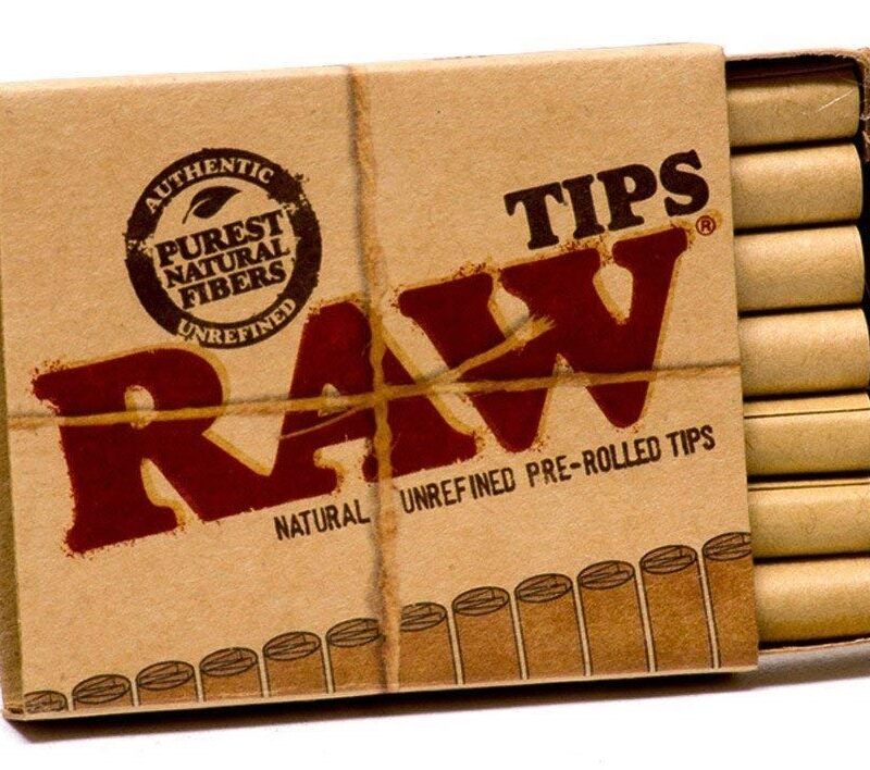 RAW Pre rolled Tips. Each pack contains 21 tips (2 Packs) Free UK Delivery
