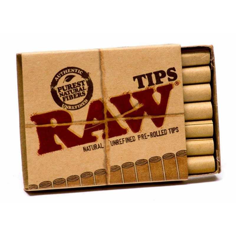 RAW Pre rolled Tips. Each pack contains 21 tips (2 Packs) Free UK Delivery