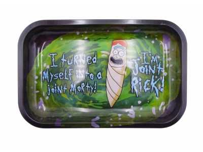 Rick Roll Metal Smokers Rolling Tray